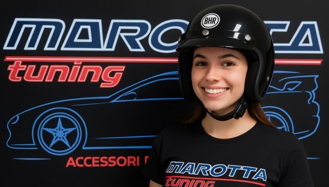 Casco Demi-Jet con Frontino Removibile e Sgancio Micrometrico
